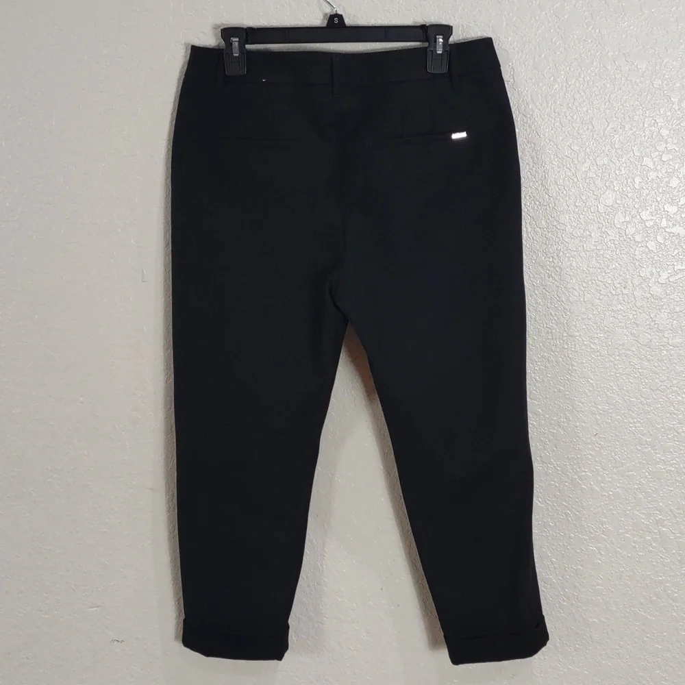 White House Black Market Black Slim Crop Pants, Size 10. - Picture 7 of 16